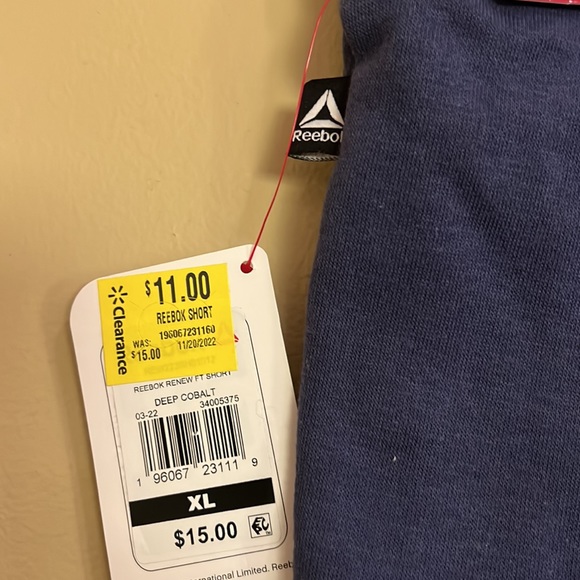 Reebok 3/$25 Blue relaxed fit women’s XL athletic shorts - Picture 4 of 4